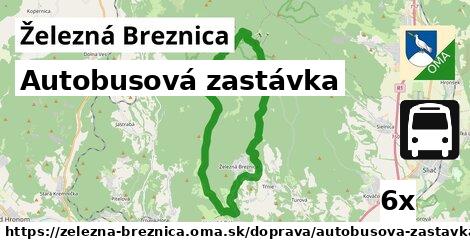 Autobusová zastávka, Železná Breznica