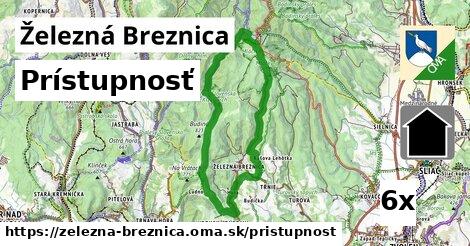 prístupnosť v Železná Breznica