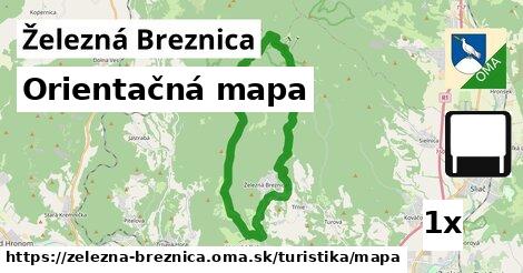 Orientačná mapa, Železná Breznica