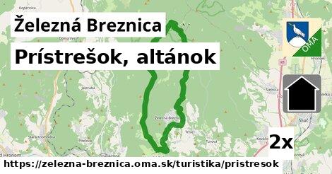 Prístrešok, altánok, Železná Breznica