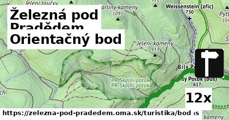 orientačný bod v Železná pod Pradědem