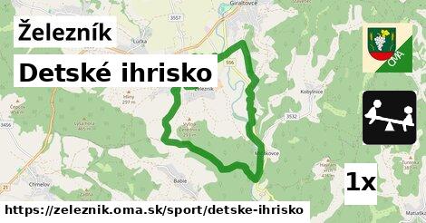 detské ihrisko v Železník