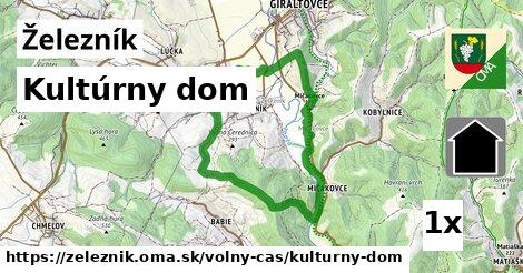 kultúrny dom v Železník