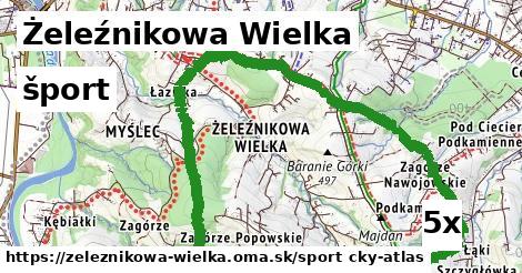 šport v Żeleźnikowa Wielka