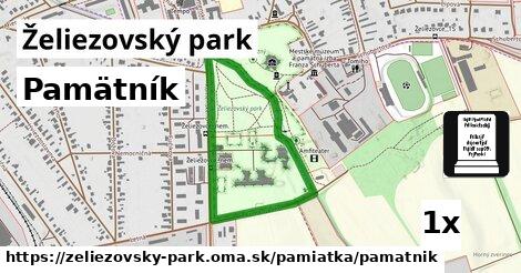 Pamätník, Želiezovský park