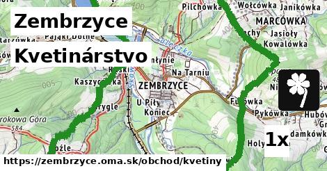 kvetinárstvo v Zembrzyce