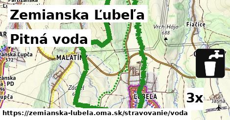 pitná voda v Zemianska Ľubeľa