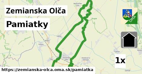 pamiatky v Zemianska Olča