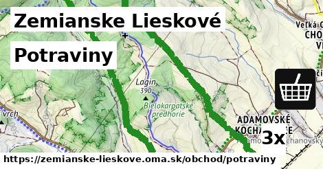 potraviny v Zemianske Lieskové