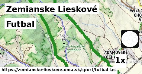 Futbal, Zemianske Lieskové