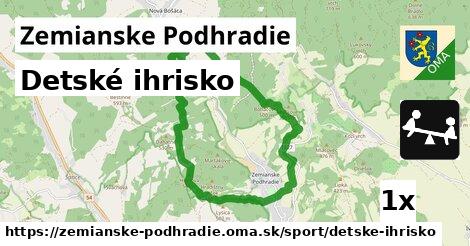 Detské ihrisko, Zemianske Podhradie