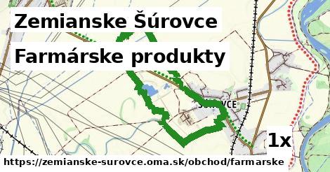 farmárske produkty v Zemianske Šúrovce