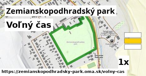 voľný čas v Zemianskopodhradský park