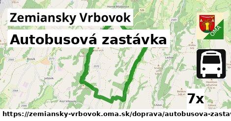 Autobusová zastávka, Zemiansky Vrbovok