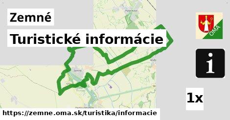 Turistické informácie, Zemné