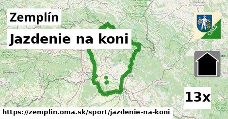 jazdenie na koni v Zemplín