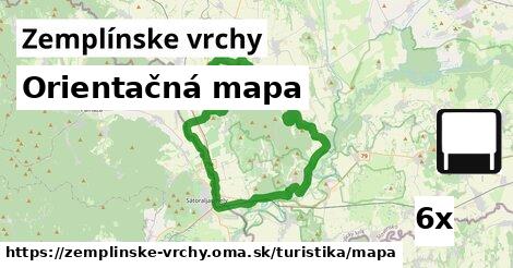 Orientačná mapa, Zemplínske vrchy