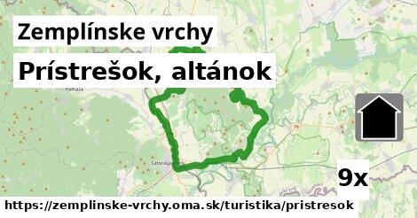 Prístrešok, altánok, Zemplínske vrchy