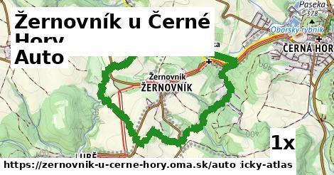 auto v Žernovník u Černé Hory