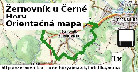 Orientačná mapa, Žernovník u Černé Hory