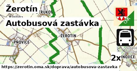 Autobusová zastávka, Žerotín