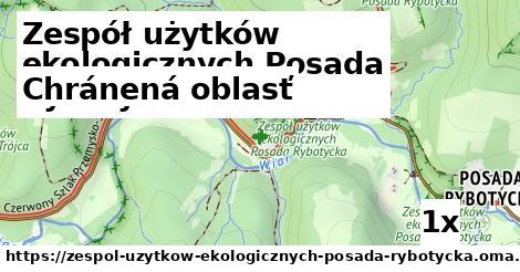 Chránená oblasť, Zespół użytków ekologicznych Posada Rybotycka