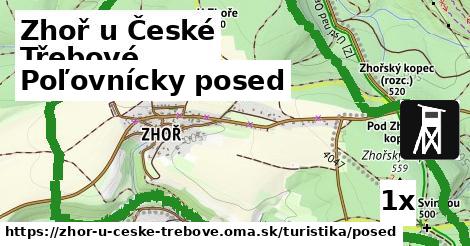 Poľovnícky posed, Zhoř u České Třebové