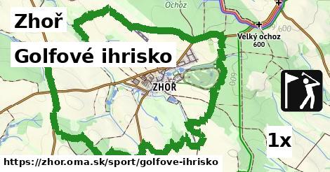 golfové ihrisko v Zhoř