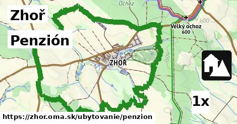 Penzión, Zhoř