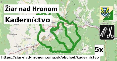 Kaderníctvo, Žiar nad Hronom