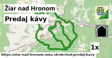 Predaj kávy, Žiar nad Hronom