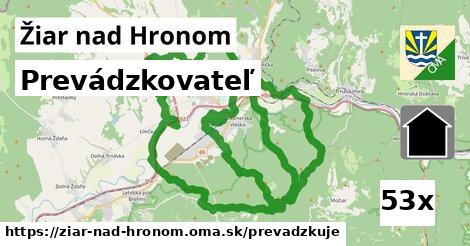 prevádzkovateľ v Žiar nad Hronom