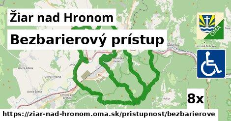 Bezbarierový prístup, Žiar nad Hronom