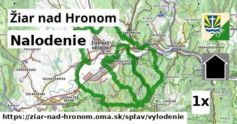 Nalodenie, Žiar nad Hronom