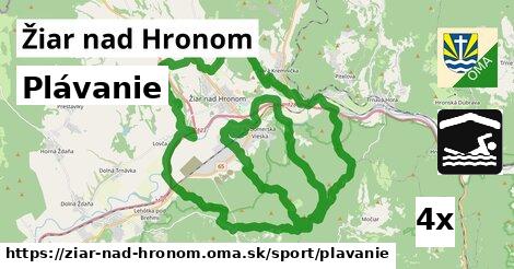 Plávanie, Žiar nad Hronom