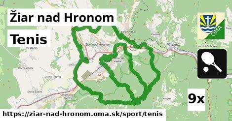 Tenis, Žiar nad Hronom