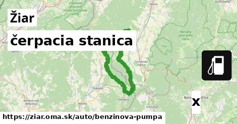 čerpacia stanica, Žiar