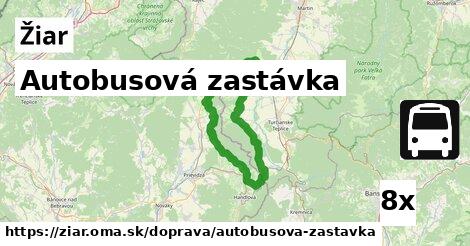 Autobusová zastávka, Žiar