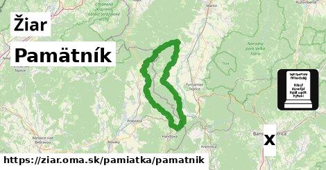 Pamätník, Žiar