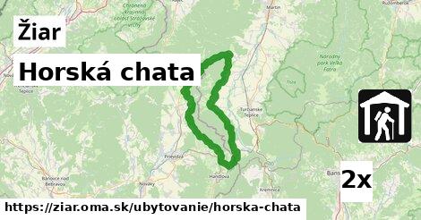 Horská chata, Žiar