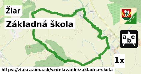 Základná škola, Žiar, okres RA