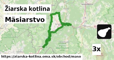 Mäsiarstvo, Žiarska kotlina