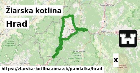 Hrad, Žiarska kotlina