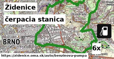 čerpacia stanica, Židenice