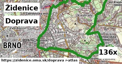 doprava v Židenice