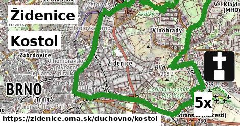 Kostol, Židenice