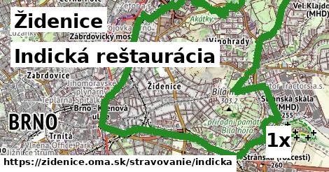 Indická reštaurácia, Židenice