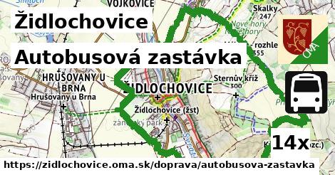 Autobusová zastávka, Židlochovice