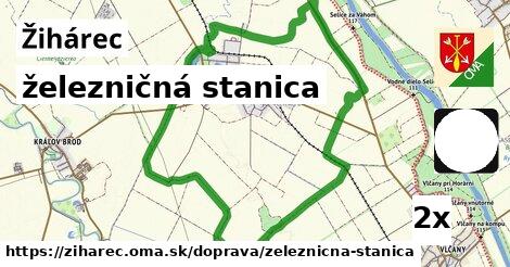 železničná stanica, Žihárec