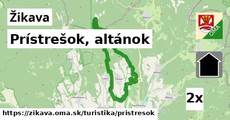 Prístrešok, altánok, Žikava